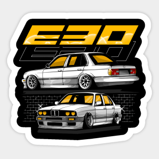 E30 BMW Fans Sticker